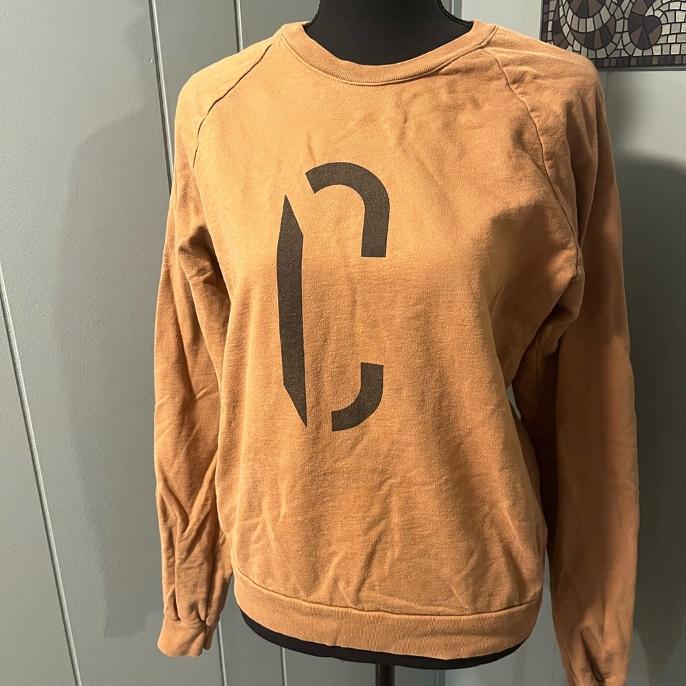 California Fleece Women's Tan Sweatshirt Size Small